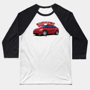 Model Y electric car red Baseball T-Shirt